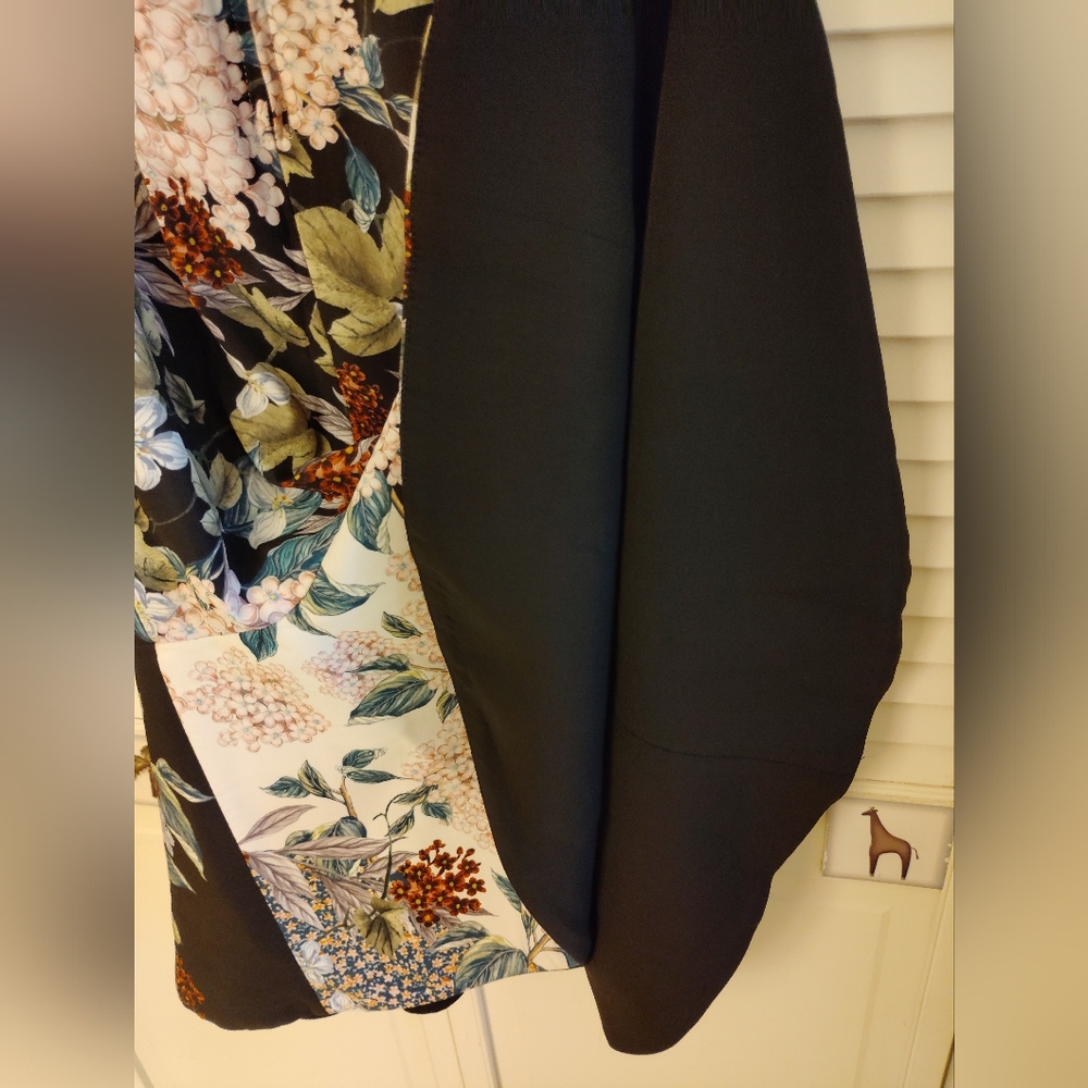 KEEPSAKE the Label Strapless Floral Dress - Black and Multicolor - Picture 7 of 9